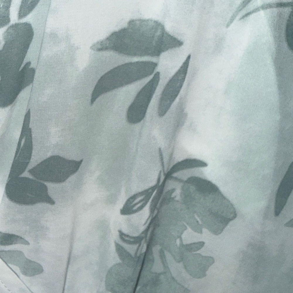 Baltic Born Katya Sage Floral Maxi Dress Wrap V-Neck Flutter Sleeve Green White - Picture 5 of 5